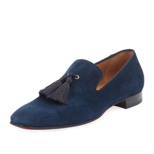Christian Louboutin Officialito Marine Suede - Men Shoes